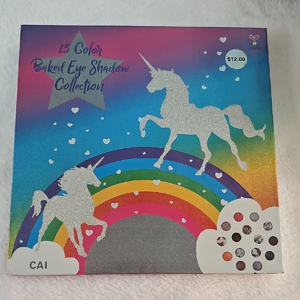 15 Color Baked Eyeshadow Collection - Vibrant Rainbow Shades